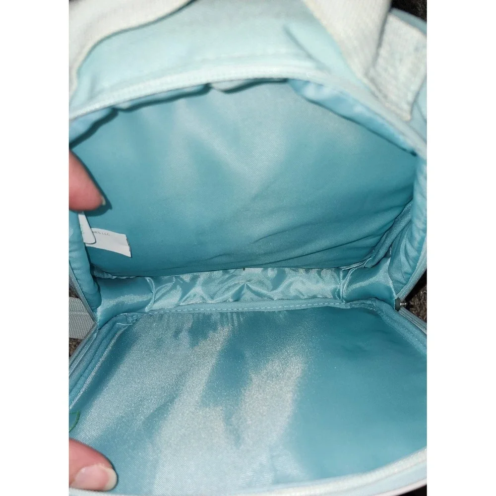 Disney Lilo and Stitch Iridescent Mini Backpack Light Blue Kids Bag‎ 3D Graphic